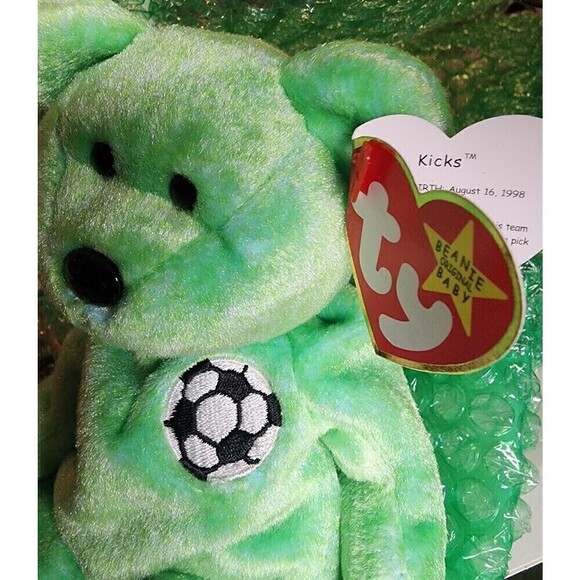 😄Pick 3/$24: Beanie Babies: Kicks, Valentina, and Millenium - Picture 4 of 4